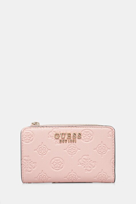 Guess portofel ZARELA femei, culoarea roz, SWPD96 30156