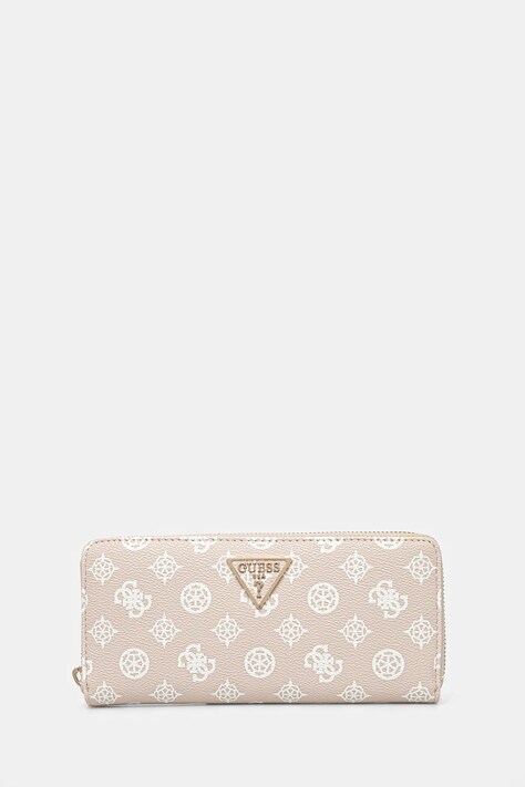 Peněženka Guess LAUREL béžová barva, SWPG85 00146