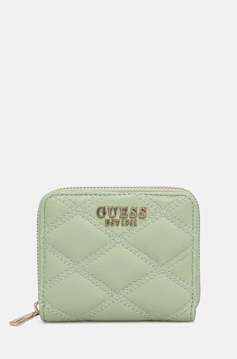 Novčanik Guess TAMSIN za žene, boja: tirkizna, SWQG96 32137