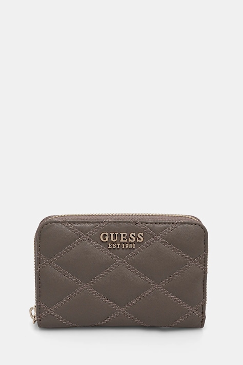 Peněženka Guess TAMSIN hnědá barva, SWQG96 32140