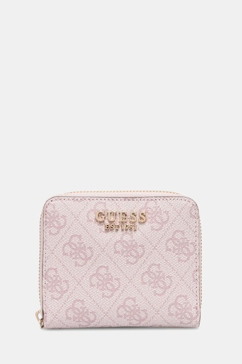 Peněženka Guess ZAMIRA růžová barva, SWSG96 29137