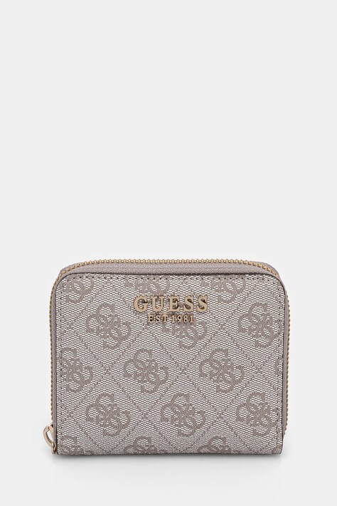 Peněženka Guess ZAMIRA šedá barva, SWSG96 29137
