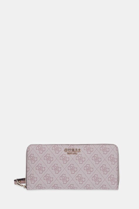 Peněženka Guess ZAMIRA fialová barva, SWSG96 29146