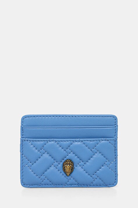 Kožené pouzdro na karty Kurt Geiger London KENSINGTON modrá barva, 1274682109