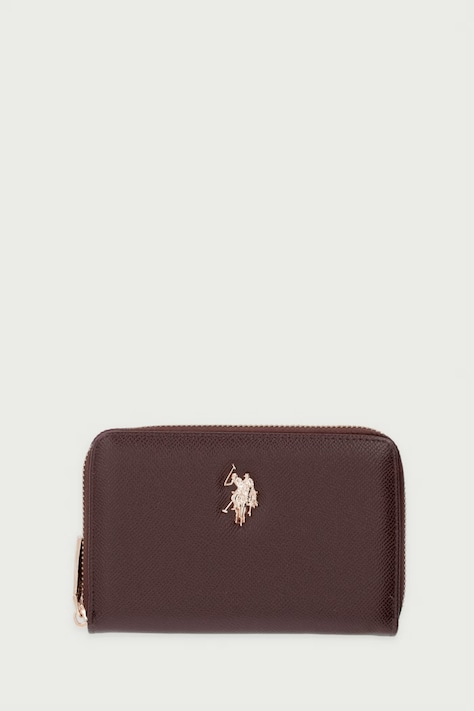 U.S. Polo Assn. Portfel z imitacji skóry Jones brązowy WEUJE8659WVP