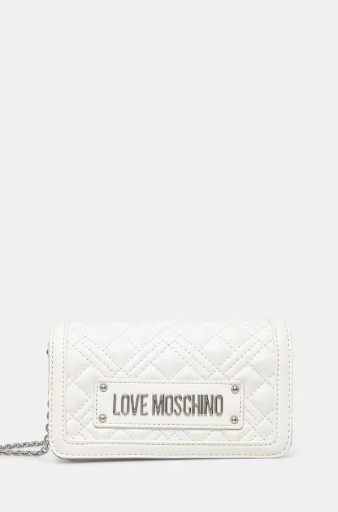 Love Moschino poseta culoarea alb, JC5681PP0MLA0100