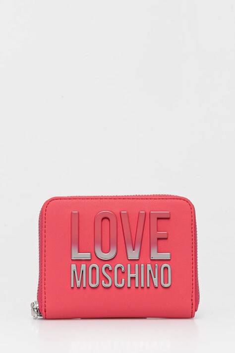 Love Moschino portfel damski kolor różowy JC5732PP0MKD0615