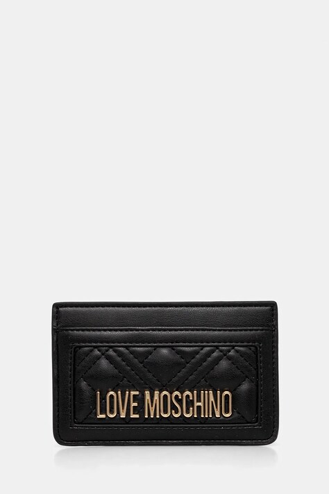 Love Moschino portfel damski kolor czarny JC5659PP0MLA0000