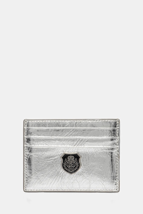 The Kooples bőr kártya tok ezüst, AFPM30000K