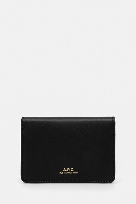 A.P.C. portfel Porte-Cartes Stefan Horizon damski kolor czarny PXAWV.F63449