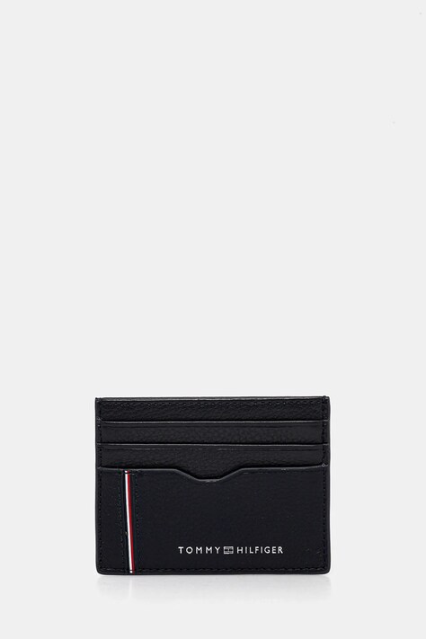 Tommy Hilfiger carcasă din piele culoarea bleumarin, AM0AM13041
