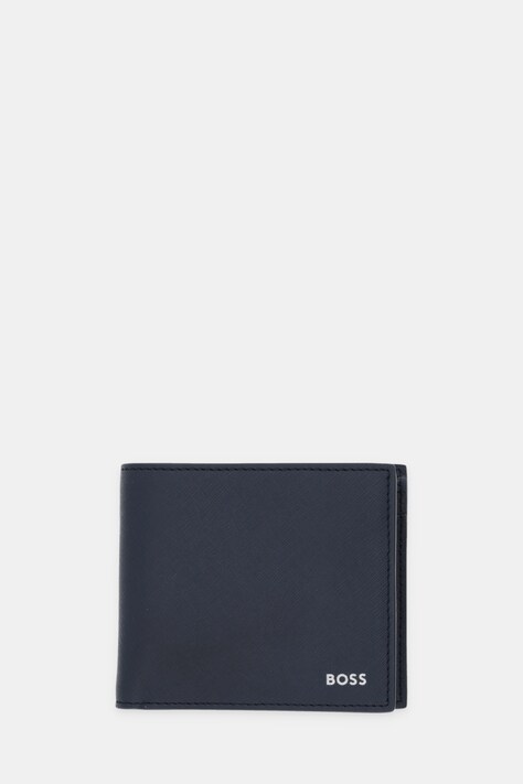 Kožni novčanik BOSS za muškarce, boja: tamno plava, 50536710