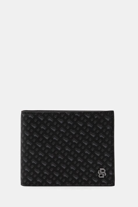 BOSS portofel de piele barbati, culoarea negru, 50536773