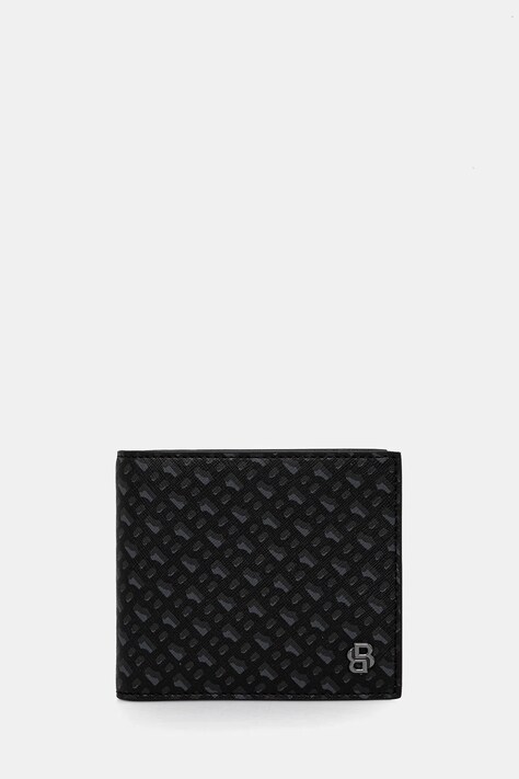 BOSS portofel de piele barbati, culoarea negru, 50536782