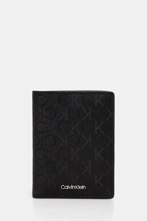 Πορτοφόλι Calvin Klein χρώμα: μαύρο, K50K512686