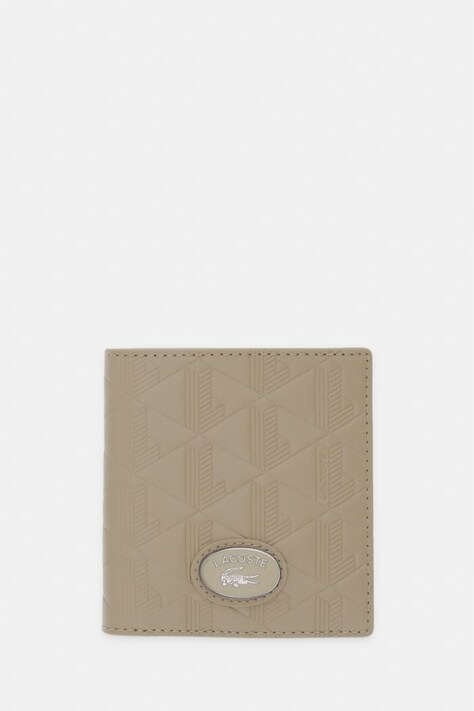 Lacoste portfel męski skórzany beżowy NH4575MR
