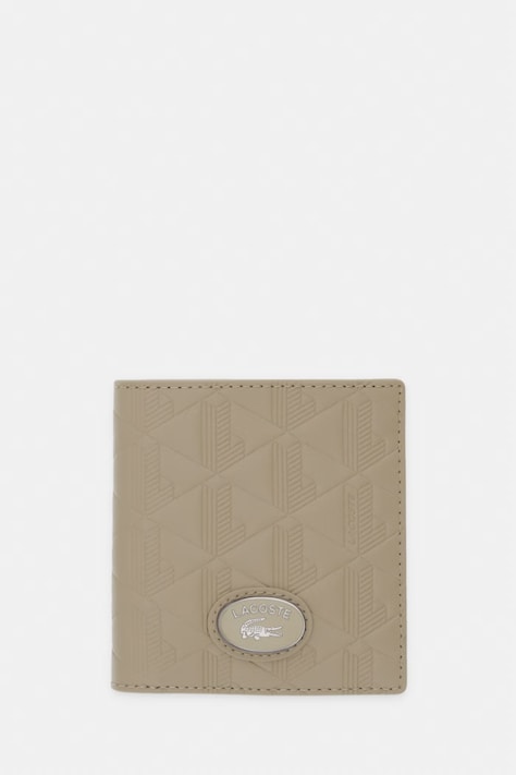 Lacoste portfel męski skórzany beżowy NH4575MR