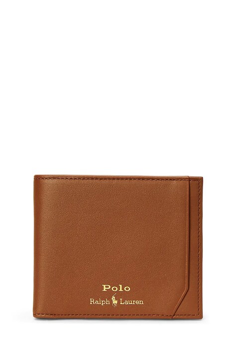 Polo Ralph Lauren Portfel damski skórzany brązowy 405963228
