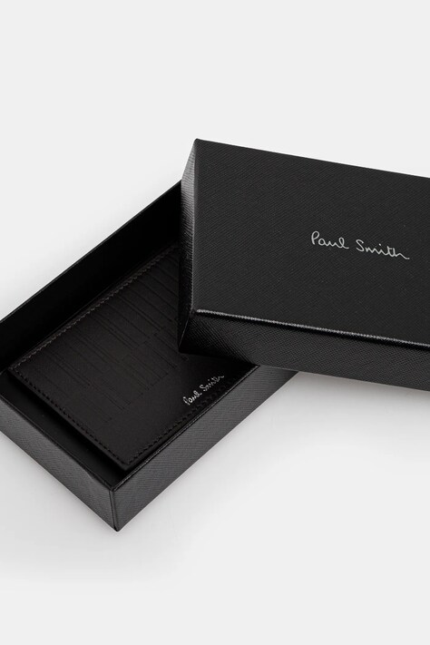 Чохол на банківські карти Paul Smith — SS25-PFM03M, чорний — фото 4