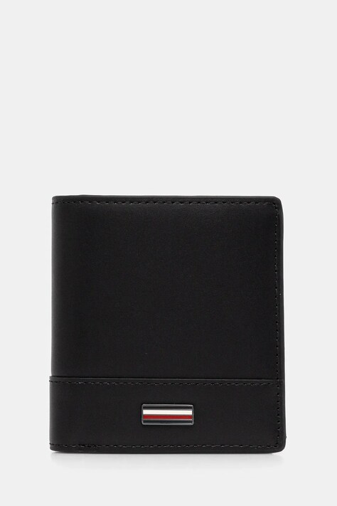 Tommy Hilfiger portofel de piele barbati, culoarea negru, AM0AM13247