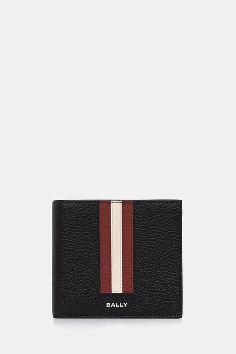 Кожаный кошелек Bally мужской цвет чёрный MLW03F