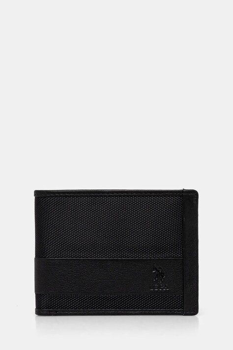 Кошелек U.S. Polo Assn. Mallet мужской цвет чёрный WEUMW2629MH9