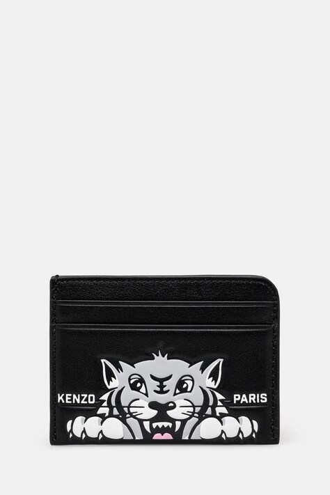 Кожен калъф за карти Kenzo в черно FF55PM600L46.99