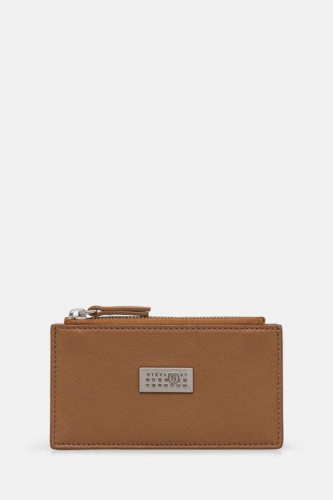 MM6 Maison Margiela leather wallet brown color SA5UI0016.P7258