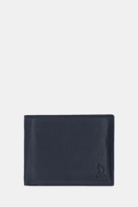 U.S. Polo Assn. portofel de piele West culoarea albastru marin, AEUZ22536MHA