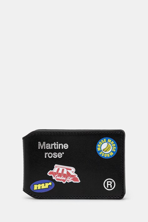 Kožni etui za kartice Martine Rose Oyster Card Wallet boja: crna, 1150LP16030