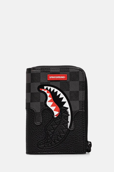 Sprayground portofel culoarea negru, 910W7477NSZ