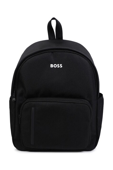 Detský ruksak BOSS čierna farba, veľký, s nášivkou, J51708