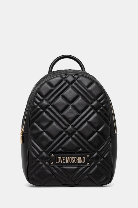 Ruksak Love Moschino za žene, boja: crna, mali, bez uzorka, JC4154PP1