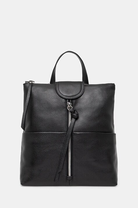 Gianni Chiarini ghiozdan de piele GIADA femei, culoarea negru, mic, neted, ZN 7040/COMM GRN