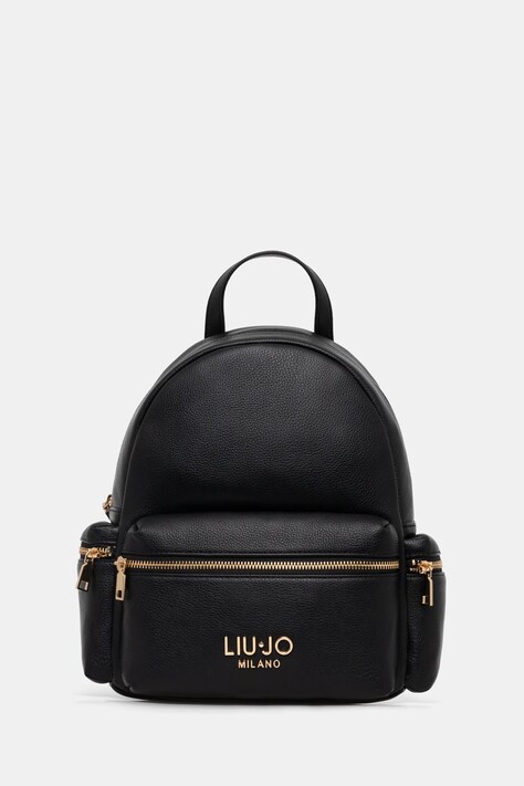 Liu Jo rucsac femei, culoarea negru, mic, uni, AA5136 E0033