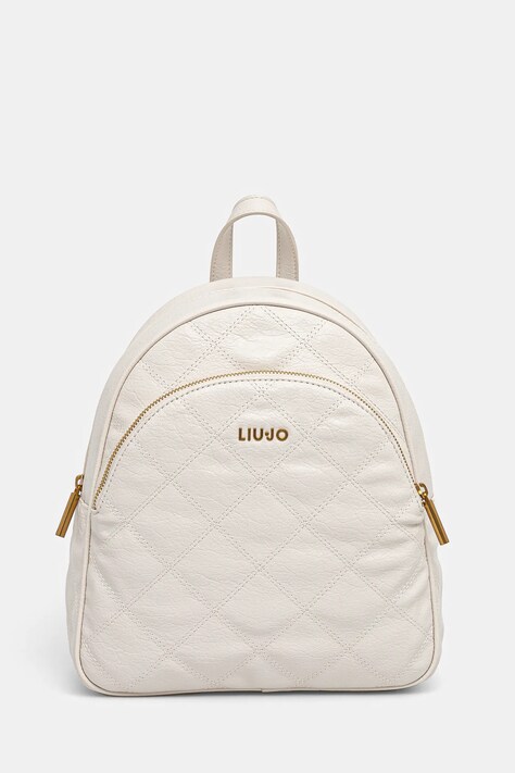 Liu Jo rucsac femei, culoarea bej, mic, neted, AA5123 E0914