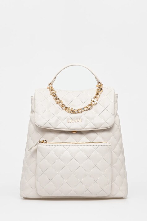 Liu Jo rucsac femei, culoarea bej, mic, neted, AA5131 E0015