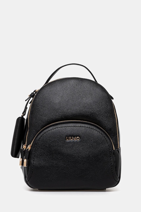 Liu Jo rucsac femei, culoarea negru, mic, neted, AA5157 E0058