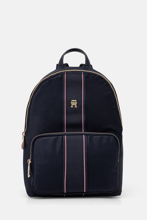 Раница Tommy Hilfiger в тъмносиньо голям размер с десен AW0AW17162