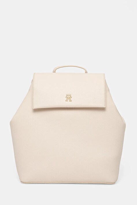 Tommy Hilfiger rucsac femei, culoarea bej, mare, uni, AW0AW17407