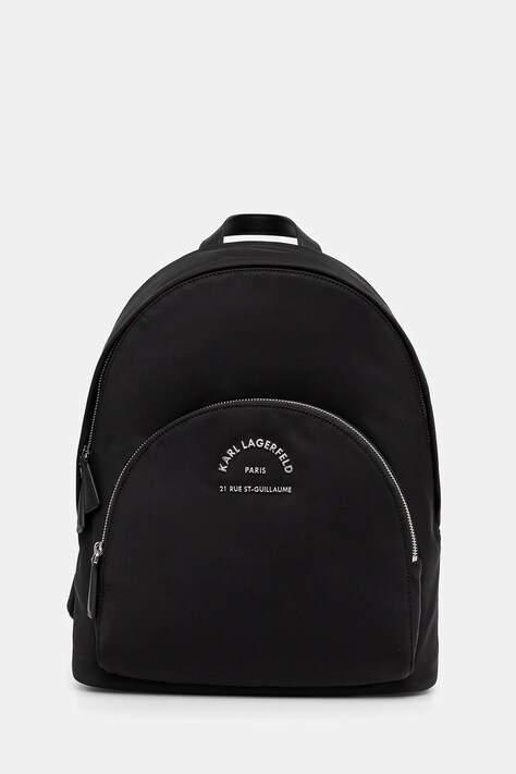 Karl Lagerfeld rucsac femei, culoarea negru, mare, neted, A2W30084