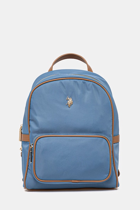 Раница U.S. Polo Assn. HOUSTON в синьо малък размер с изчистен дизайн BEUHU6388WIP