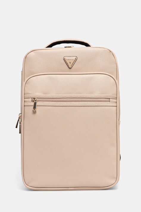 Batoh Guess NOROM dámský, béžová barva, velký, hladký, TWSN90 91032