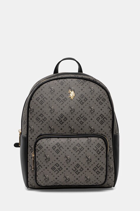 U.S. Polo Assn. rucsac New femei, culoarea gri, mare, cu imprimeu, BEUN28670WVP