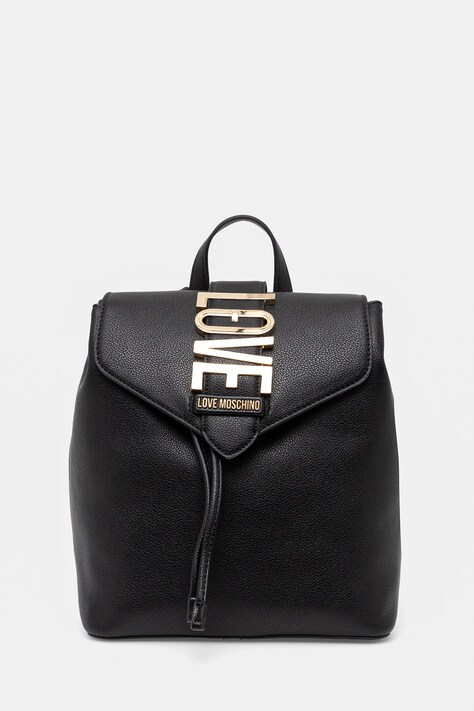 Рюкзак Love Moschino женский цвет чёрный маленький однотонный JC4229PP0MKC0000