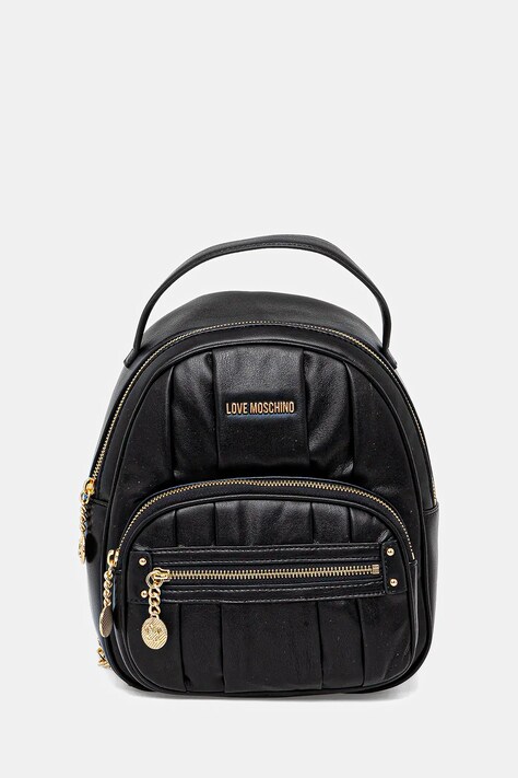 Batoh Love Moschino dámský, černá barva, malý, JC4216PP0MKB0000