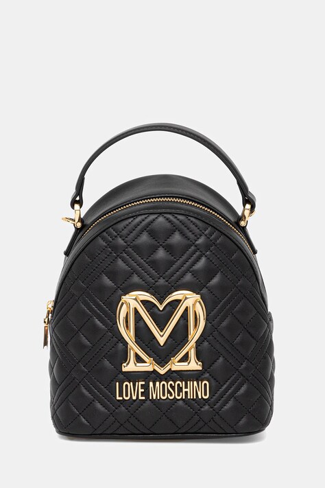 Batoh Love Moschino dámský, černá barva, malý, JC4304PP0MK1200A