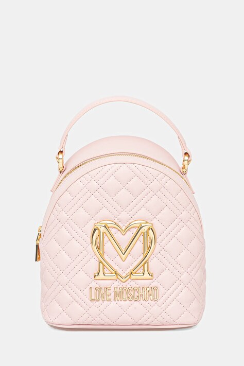 Batoh Love Moschino dámský, růžová barva, malý, JC4304PP0MK1260A