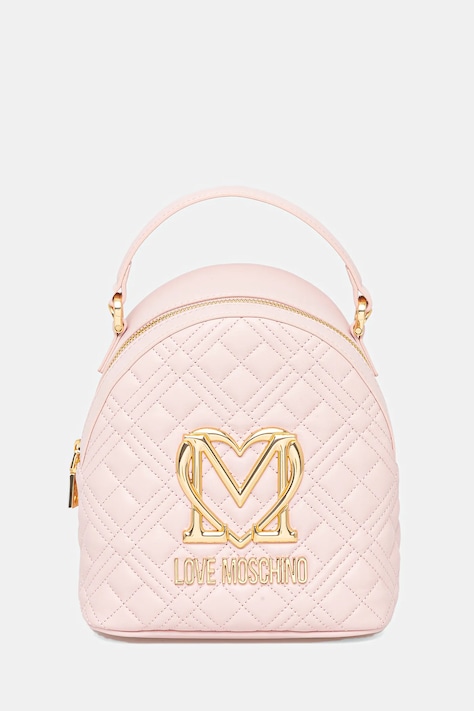 Love Moschino rucsac culoarea roz, mic, cu imprimeu, JC4304PP0MK1260A