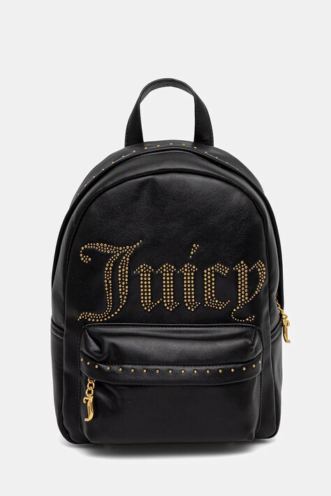 Batoh Juicy Couture KIMBERLY PU dámský, černá barva, malý, hladký, BEJQL8796WVP
